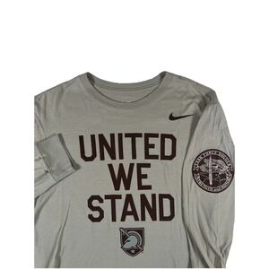 Nike Army Black Knights Task Force Dagger United We Stand Long Sleeve Shirt Sz S